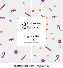 Halloween Patterns - Candy - Lollipops