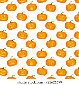 Halloween patterns with holiday symbols. Vector background can be used for wallpaper, fills, web page,surface, scrapbook,  holiday card, invitation and party design.