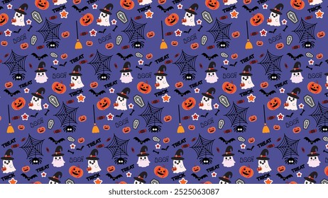 Halloween Patterns with Multiple elements