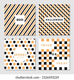 Halloween patterns, Orange and black modern patterns, cover designs, poster design, brochure design, modern background, modern abstract templates, retro patterns