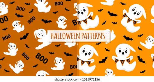 Halloween patterns, Vector pattern design