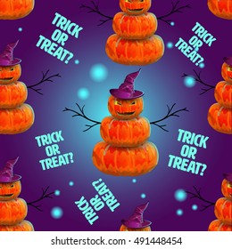 halloween pattern.trick or treat