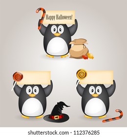Halloween penguin