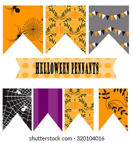 Halloween pennants