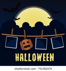 Halloween Photo Template