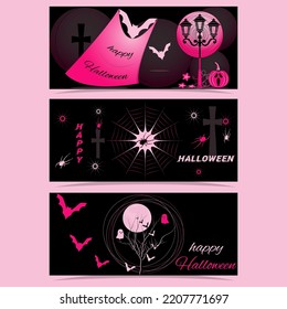 Halloween-Rosa-Fledermausspinne