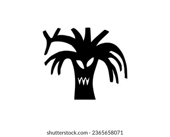 Halloween Plant Silhouette for Decoration