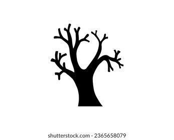 Halloween Plant Silhouette for Decoration