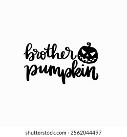 Halloween, Halloween PNG, Brother Pumpkin Png Instant Download, Cricut Cut File, Silhouette Cut Files, Download, Vector Files for Cricut