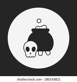 Halloween poison icon