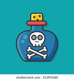 Halloween poison icon
