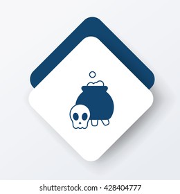 Halloween poison icon