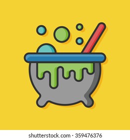 Halloween poison vector icon