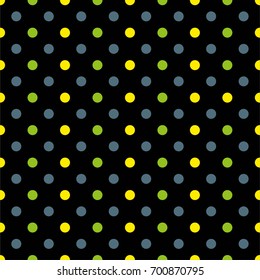 Halloween polka dot pattern