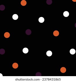 Halloween Polka marca el patrón sin problemas 