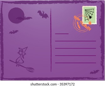 halloween post card