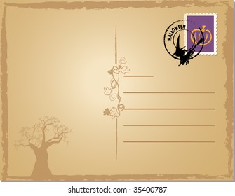 halloween post card