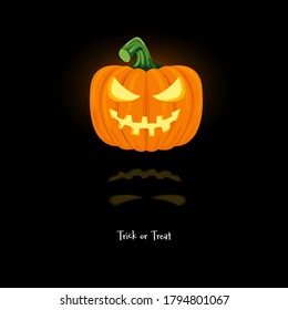 Halloween postcard for social networks, blog.