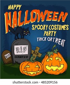HALLOWEEN POSTER OR BACKGROUND