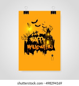 Halloween poster / card / background

