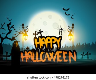 Halloween poster / card / background
