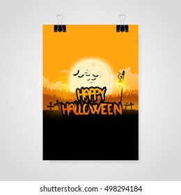 Halloween poster / card / background

