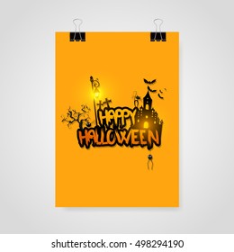 Halloween poster / card / background

