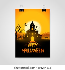 Halloween poster / card / background

