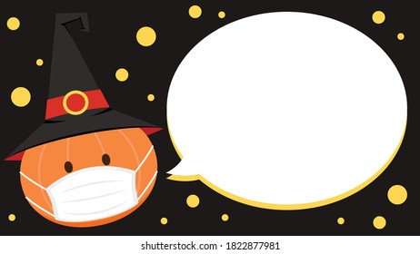 Halloween poster design 2020. Happy  Halloween day wallpaper. Halloween label vector.