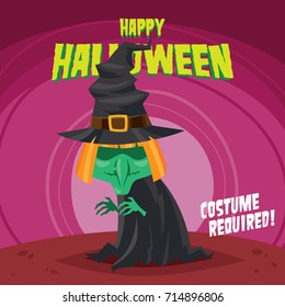 Halloween poster design template series