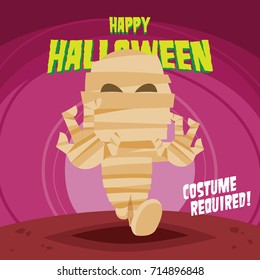 Halloween poster design template series