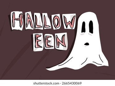 Halloween poster design template. vector eps 10