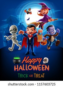 halloween poster illustration