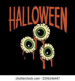 halloween poster isolated dark background