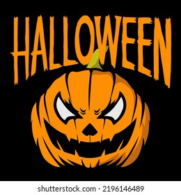halloween poster isolated dark background