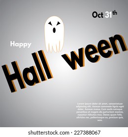 Halloween poster. Made in vector