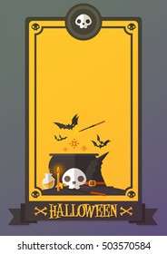 Halloween Poster Magic Vector Illustration