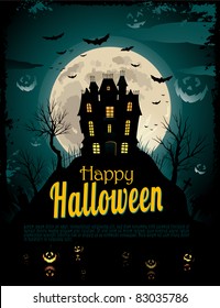 Halloween poster with place for text