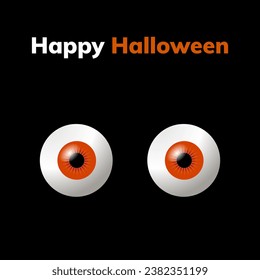 Halloween poster, postcards and frame leaflet, web banner. Vector illustration template with bats, candy, lollipop and funny spider. Happy Halloween banner, background design.