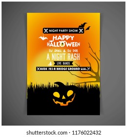 halloween poster template