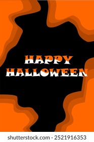 Halloween, poster. Template for greeting card, background, cover, sale banner, flyer, advertisement, web, social media.