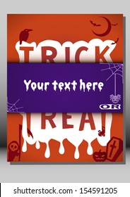 Halloween poster - Trick or treat