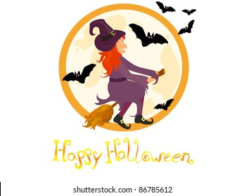 halloween poster - vector