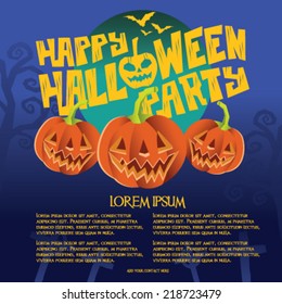 Halloween Poster Vector illustration