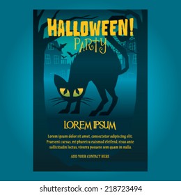 Halloween Poster Vector illustration