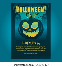 Halloween Poster Vector illustration