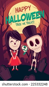 Halloween Poster. Vector illustration