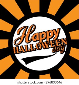 Halloween poster Vector Illustration. 