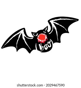 Halloween poster.Hand drawn textured funky ink print.Perfect for invitations,banners,fabric, textile ,gift wrap,greeting card,apparel design