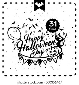 Halloween Posters. Vector illustration.